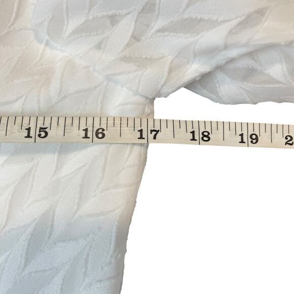 Sachin & Babi White Wrap Maxi Dress Sz 12 Elegant Long Sleeve V Neck Wedding NWT - Picture 13 of 16